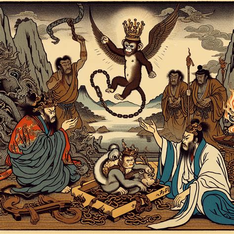  The Impetuous Monkey King -  A Tale of Chaos, Redemption, and Buddhist Enlightenment?